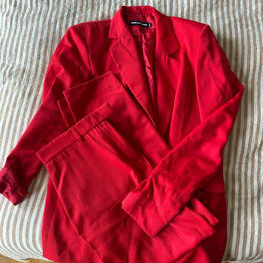 House of Holland Red Pantsuit, size 8